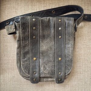 Ginette Genuine Leather Crossbody Belt Bag